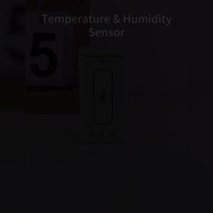 YFK | Tuya WiFi Temperature Sensor Room Smart Home Assistant Switchable °C/°F Monitoring Home Automation Compatible With Alexa Google