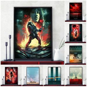 Eddie Munson Eleven Vecna Demogorgon Famous Characters In TV Series Art Poster Wall Art Canvas Painting Modern PrintsHome Decor