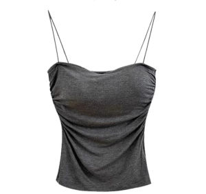 chaqi | White Strapless Vest Womens Inner Wear Summer Outdoor Ice Silk Beautiful Back Spandex Short Style Commute Style Solid Color