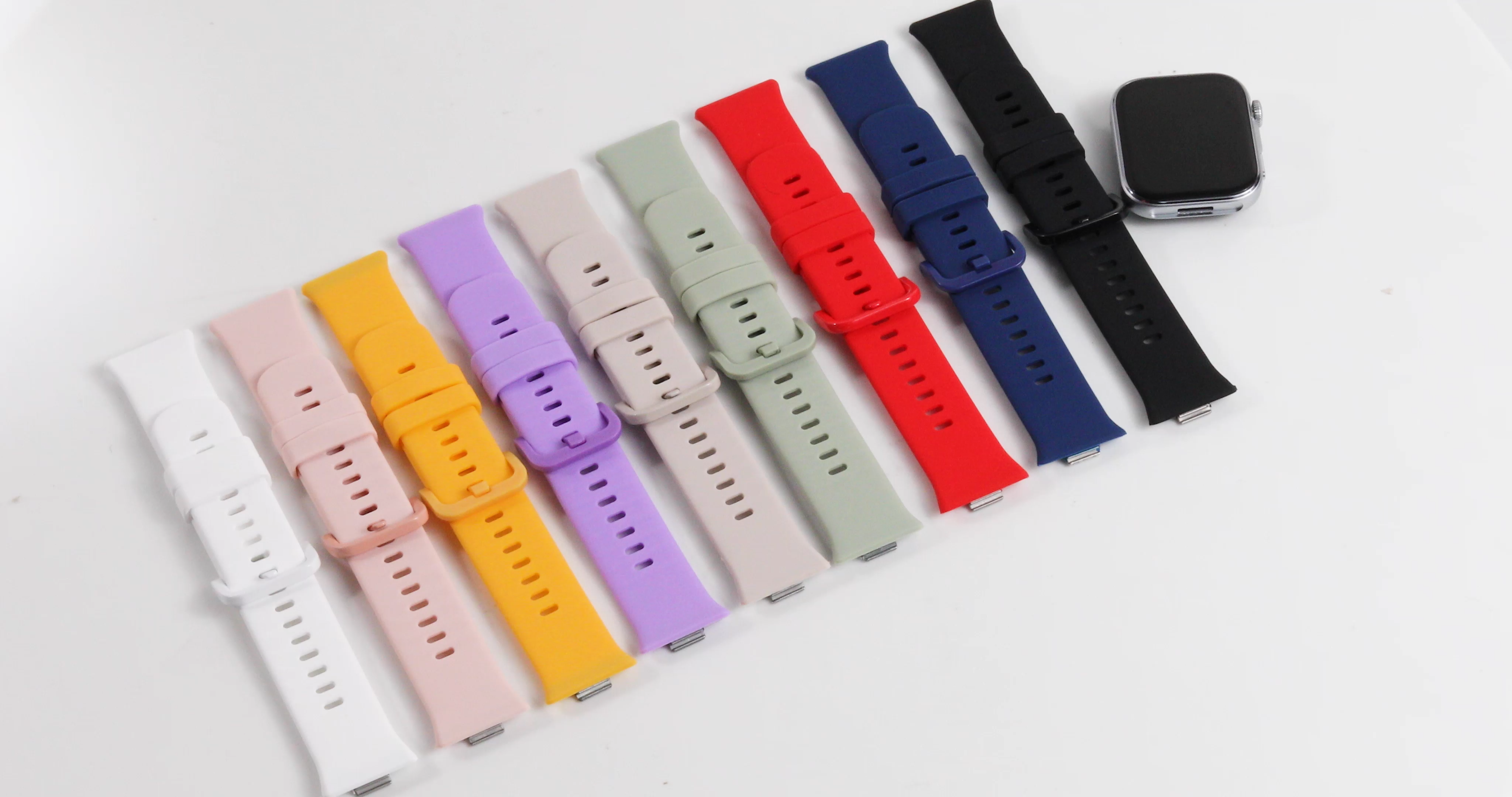 Silicone Strap for Huawei Watch Fit 4/4 Pro/3 Sport Soft Rubber Band Tali Jam Tangan Smartwatch Strap for Huawei Fit 4/4 Pro/3  Adjustable Replaceable Wristbands Accessories