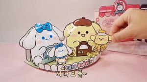 Squishy Giấy - Ngôi Nhà Búp Bê Giấy Nhồi Bông Sanrio - DIY Set Giấy Tự Làm - Đồ Chơi Cho Bé