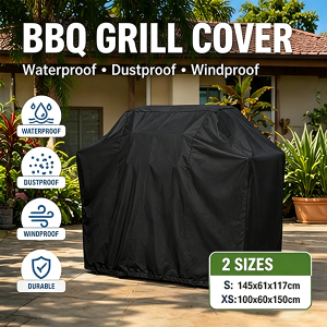 Durable BBQ Grill Covers Waterproof Heavy Duty Barbecue Cover Rain Protective Dust-proof For Outdoor Garden