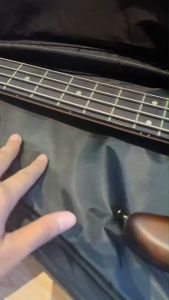 กระเป๋ากีต้าร์เบส Fires กระเป๋าเบสผ้ายีนส์ บุฟองน้ำหนา 5 มิล กันกระแทก/กันน้ำ/กันฝุ่น/ผ้าหนาทนทาน