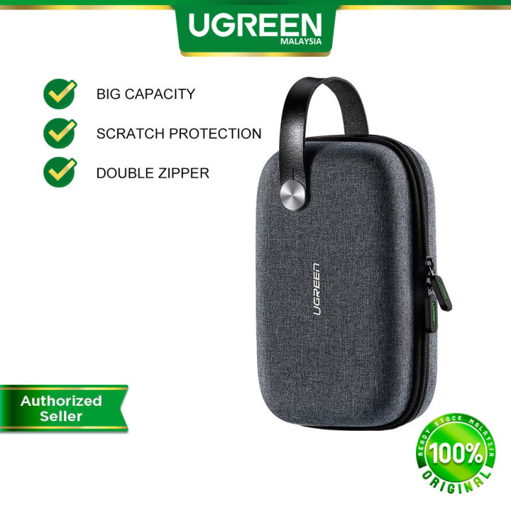 UGREEN Hard Disk Powerbank Storage Bag Travel Storage Case Waterproof Small Size Storages USB