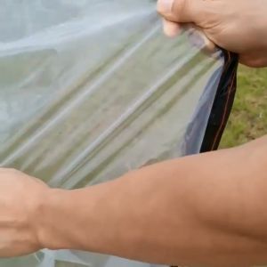 เสื้อผ้าใบใส 2×3 กันฝน เกรด AAA วัสดุใหม การเก็บความร้อน 20 ป ผ้าใบใส ผ้าใบกันแดด ผ้าใบกันฝน