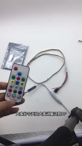 WS2812B WS2811 RGB Led Strip Light Controller With 17Keys RF Music Remote For Lighting TV Backlight Home Decoration DC5-24V