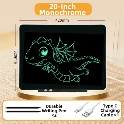 Erasable Writing Tablet LCD Board Large Screen Rechargeable