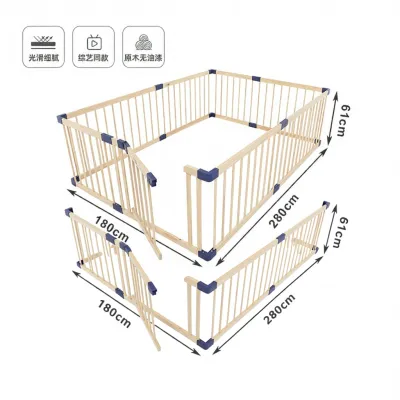 JollyBaby | Baby Crawler and Toddler Safety Fence Wooden