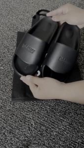 Rootly - Sandal Selop Pria Full Karet Black