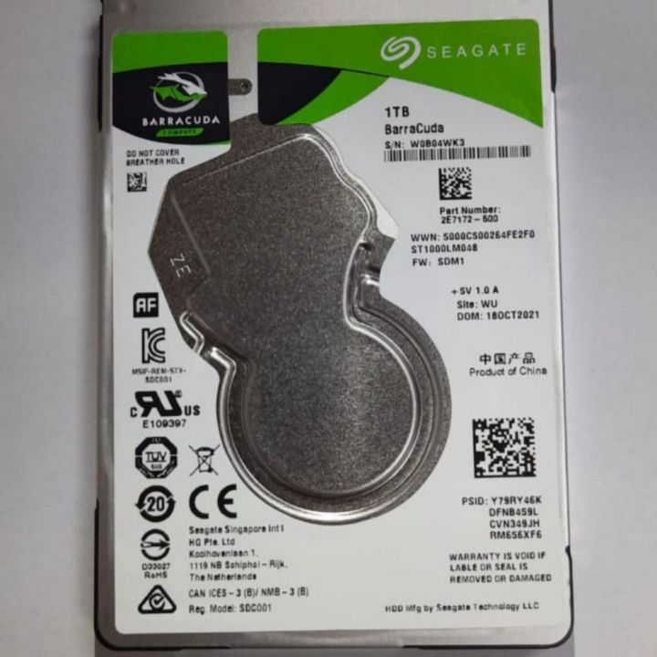 HD/HDD/HARDDISK INTERNAL LAPTOP SEAGATE 1TB HDD SATA GARANSI