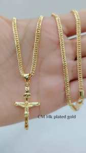 Highquality 14K CM Saudi Gold Plated Divine Mercy Jesus Oval Pendant Necklace Hypoallergenic and Nontarnish
