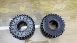 RS | 4pcs 1.9" Wheel Tires All-Terrain 120*48mm for 1:10 RC Rock Buggy Crawler Car TRX4 Axial SCX10 90046 Capra