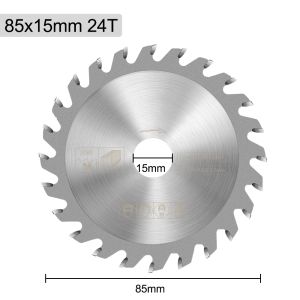 XCAN 1Pc TCT Circular Saw Blade 85mm Carbide Saw Blade 24T 30T 36T Mini Cutting Disc For Cutting Wood Plastic