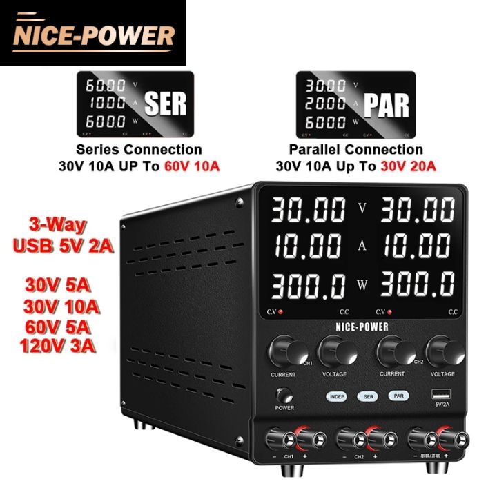 【Philippines spot】Dual Output Power Supply 30V 10A 120V 240V Voltage ...