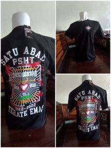 Kaos PSHT - Kaos Terate Emas - Kaos Satu Abad - Kaos Bordir Terate Emas - Kaos Terate Emas Sablon-BAJU PSHT PRIA WANITA SATU ABAD-KOAS PSHT TERBARU-KAOS TERATE EMAS-KAOS SATU ABAD-KAOS MURAH-KAOS DISTRO KAOS SRIKANDI TERBARU-TSHIRT SH TERATE