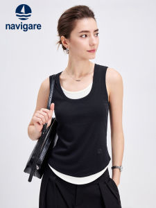 Navigare | Faux Two-Piece Knit Camisole Slim Fit