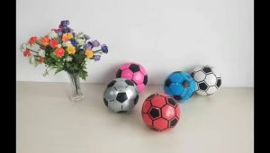 Bola Karet Anak Mainan Bola Sepak Metalik Diamter 22cm