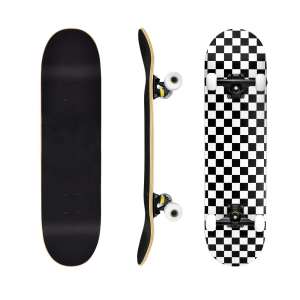 Professional Beginner Adult 31 inch Maple Double-Kick Skateboard