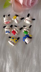 [FREE SHIP] Crocs Jibbitz Sticker gắn dép Hình Chú Chó Dễ Thương - Có Nút Gắn