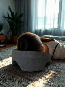 Đệm Massage Ngủ Mặt Lật Đặc Biệt Cho Phẫu Thuật Mắt Retina Đệm Nâng Đỡ Vừa Vặn Cho Phòng Tắm Đệm Lót Cotton Hình Trụ