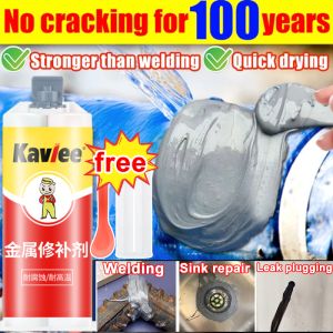 【100 years without cracking】metal Super glue stronger than welding gam besi paling kuat gam kuat serbaguna besi dan plastik metal plastic ceramic bonding repair pipeline metal repair Metal welding glue