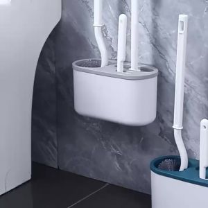 ส่งจากไทย🚀3in1 แปรงล้างห้องน้ำ แปรงขัด แปรงล้างห้องน้ำ แปรงขัดห้องน้ำซิลิโคน แปรงทำความสะอาดพื้น พร้อมถังเก็บ มาพร้อมกับรูระบายน้ํา ติดผนัง