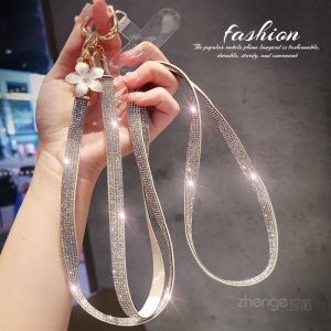 Luxury Crystal Phone Strap Crossbody Womens Fashion High-End Hanging Decoration Anti-Loss Phone Case Cover Chain Bag Strap