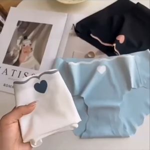 ELMORA | CD1801 Celana Dalam CD Seamles Tanpa Jahitan Anti Nyeplak Fashion Es Sutra Katun Wanita