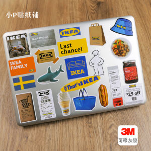 แผ่นพิมพ์กันน้ำ 33 แผ่น สำหรับเครื่องคอมพิวเตอร์โน้ตบุ๊ก Macbook แผ่นพิมพ์กันน้ำสำหรับตู้เย็นและแก้วน้ำ สไตล์เรียบง่าย