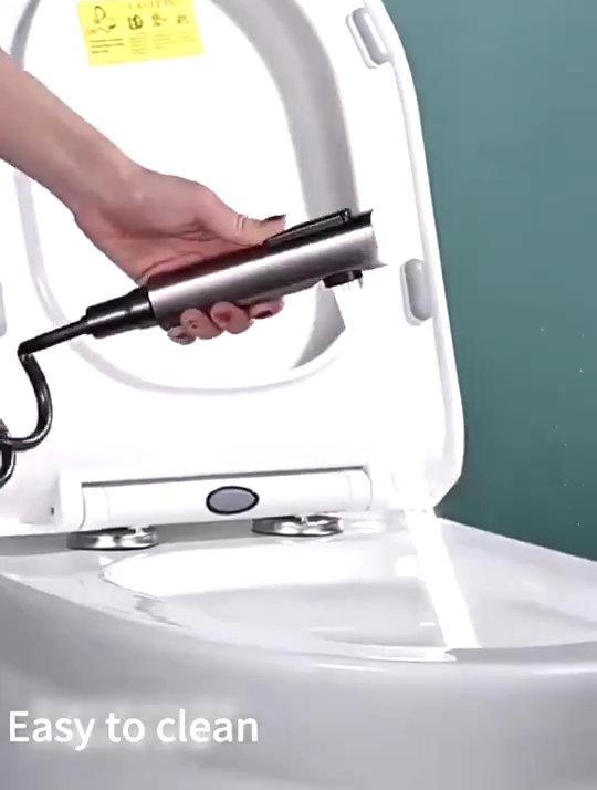 Upgrade Handheld High Pressure Bidet Spray Toilet Set With Angle Valve  For Bathroom Toilet