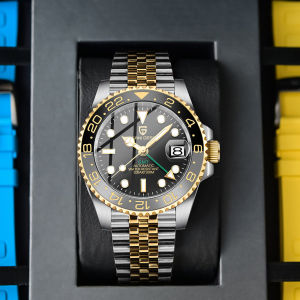 Đồng Hồ Pagani Design 8215 Cao Cấp Thể Thao Máy Cơ Tự Động Chống Nước Thép Không Gỉ Kính Sapphire Dành Cho Nam