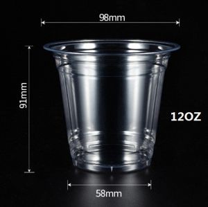 50 Sets 12/16/20/24OZ Clear Plastic Cups Lids and Straws for Iced Coffee Cups Disposable Smoothie Cups for Cold Drink Free BPA