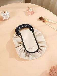 DOMU Cosmetic Travel Pouch / Travel Buggy Bag / Tas Serut Elastis / Skincare Bag / Tas Kosmetik Wanita Portable Kapasitas Besar