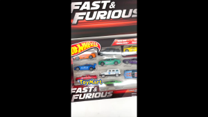 HW Fast and Furious 10 in 1 Metal Alloy Diecast Car Set Gift Box