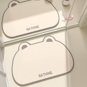 Bathroom Mat Water Absorbent Silicon Dendroid Toilet Bathroom Anti Slip Mat Kitchen Entrance Door Bathroom Carpet Quick Dry