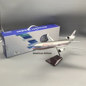 Mô Hình Máy Bay Mỹ MD11 47cm Tỷ Lệ 1:130 Chất Liệu Nhựa Đúc Đồ Chơi Máy Bay Thu Nhỏ Làm Quà Lưu Niệm Cho Bé Trai Đồ Sưu Tầm