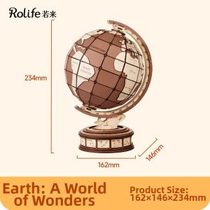 Rolife | 3D Assembly Wooden Puzzle Kit for Kids