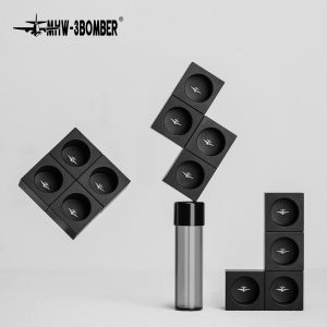MHW-BOMBER Coffee Canister Magnetic Base Single Dose Coffee Bean Storage Bottle Creativity Beans Cellar Tubes Kitchen Tools
