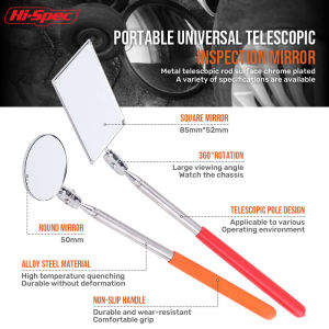 Extendible Inspection Rotatable Mirror Auto Telescoping Inspection Round Mirror Extending Hand Tools Set Detection Tool