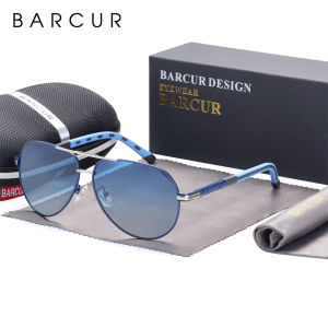 BARCUR Design Polarized Sunglasses for Men Women Gradient Lens Sun Glasses Classic Eyewear Accessory Oculos