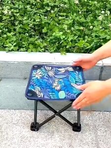 DL Kursi Lipat Outdoor Serbaguna Bangku Lipat Portable Kursi Lipat Mancing Mini Tanpa Sandaran