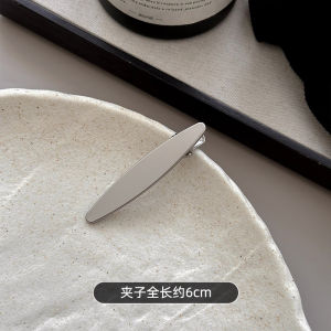 Kẹp Tóc Kim Loại Màu Bạc Hình Học Cho Nữ 2025 Mẫu Mới Cao Cấp Kẹp Tóc Bên Trên Tóc Mái Lệch Kẹp Tóc Kẹp Tóc Phụ Kiện Tóc