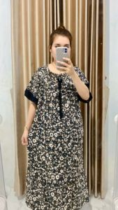 Daster Jumbo Model Long Dress Busui Motif Terbaru Rayon Busui Terlaris Wanita