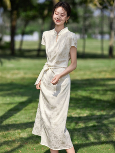 MOHANYIMEI | Chinese Style Slimming Cheongsam Dress Summer New Arrival