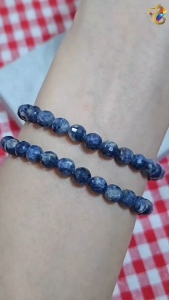 Premium Grade Faceted Blue Sapphire Bracelet
