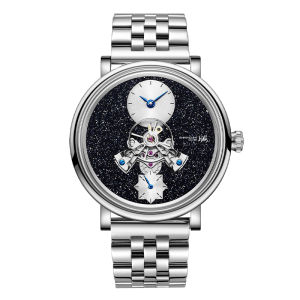 Shanghai | Đồng Hồ Cơ Tự Động Mở Phía Mid Skeleton Mạ Vàng 18K