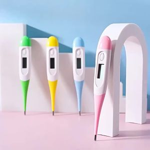 2Pcs Thermometer for Fever Digital Basal Body Oral Armpit or Rectal Electronic LCD Display High-Precision Measurement Smart Heat