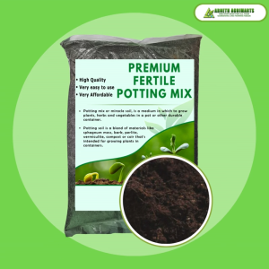 FERTILE POTTING MIX PREMIUM LOAM SOIL - A BLEND OF NUTRIENTS AND ORGANIC FOR BETTER PLANT GROWTH