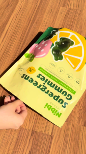 Nibbi Greens Supergreens Gummies 7 Packs | 18 Greens 12 Vitamins 10B Probiotic 4.5g Fiber | Zero Sugar Muslim Friendly