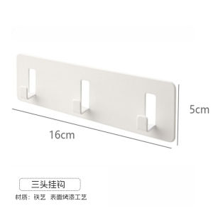 Strong Load Bearing Creative Bathroom Kitchen Wall Hooks No Drilling Needed Adhesive Clothes Hanging Hooks Traceless Plastic Hooks